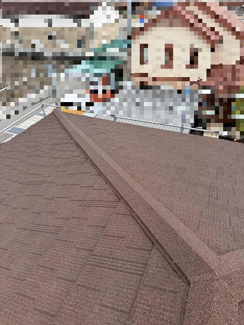 屋根カバー工事　完了　