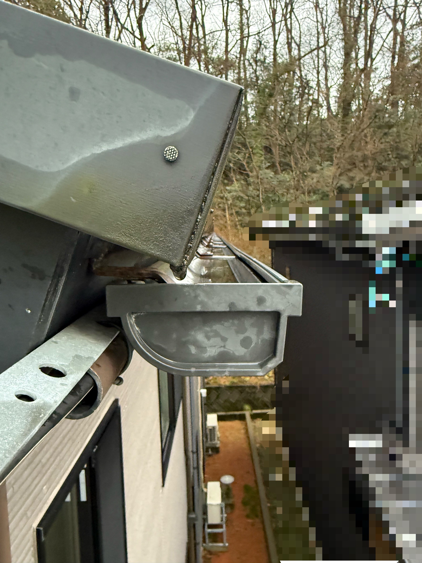 外れた部材撤去