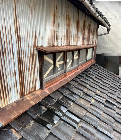 瓦屋根締め替え工事