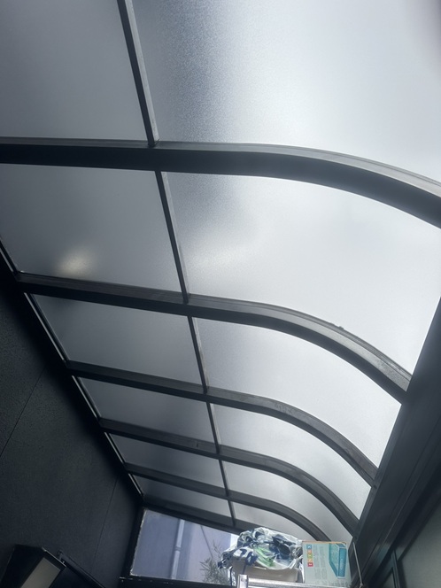 屋根ポリカ交換