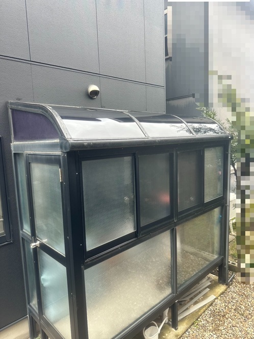 サンルーム屋根施工完了