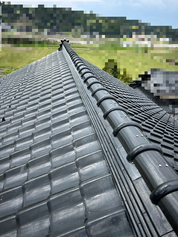 大棟の積み直し工事完了