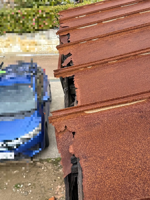 トタン屋根劣化