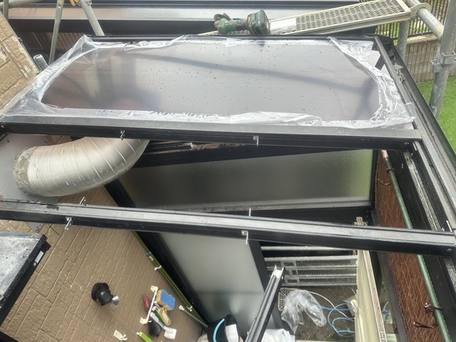 新しいパネル設置