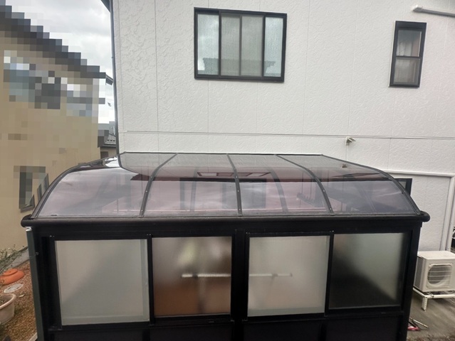 屋根パネル交換完了