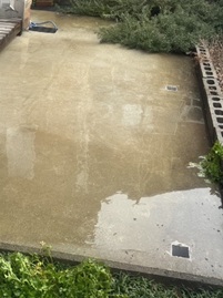 テラス屋根柱カット