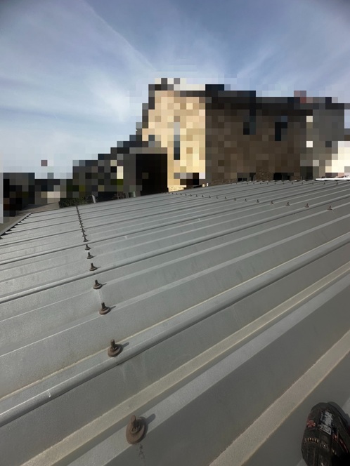 カーポートの折板屋根チェック