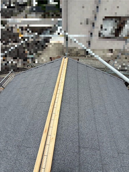 棟板金の貫木