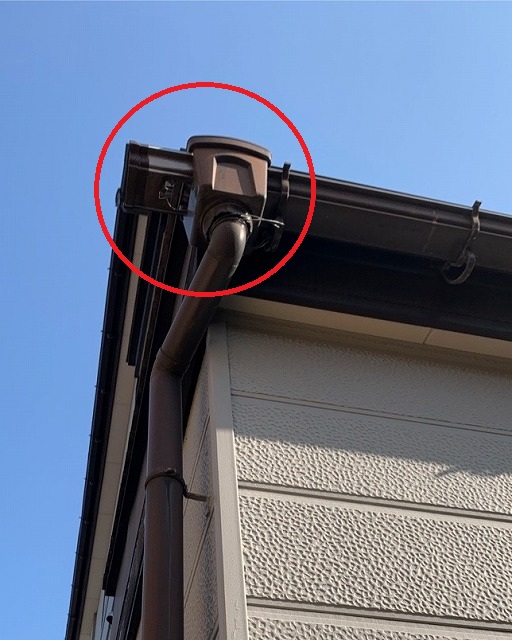 雪害　ズレた　集水器