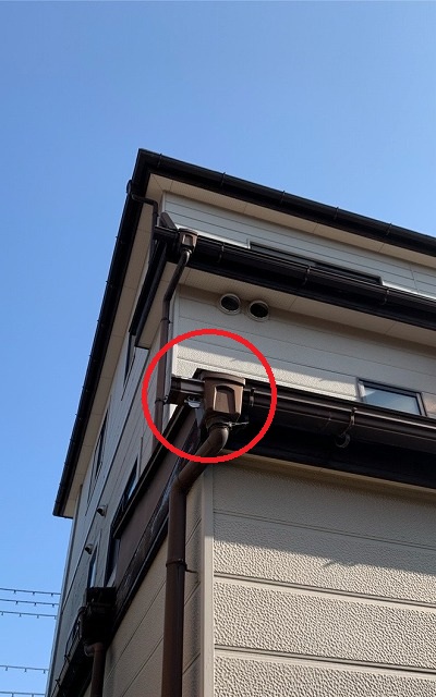 雪害　ズレた　集水器