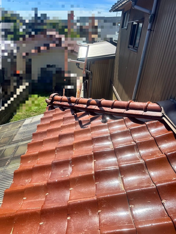 葺き直し工事施工完了