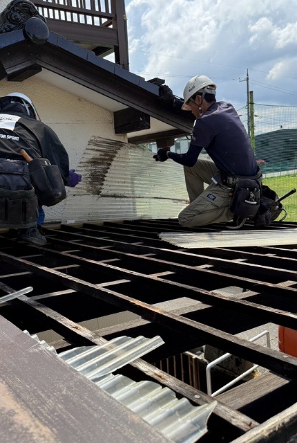 カーポート屋根　張替え　撤去