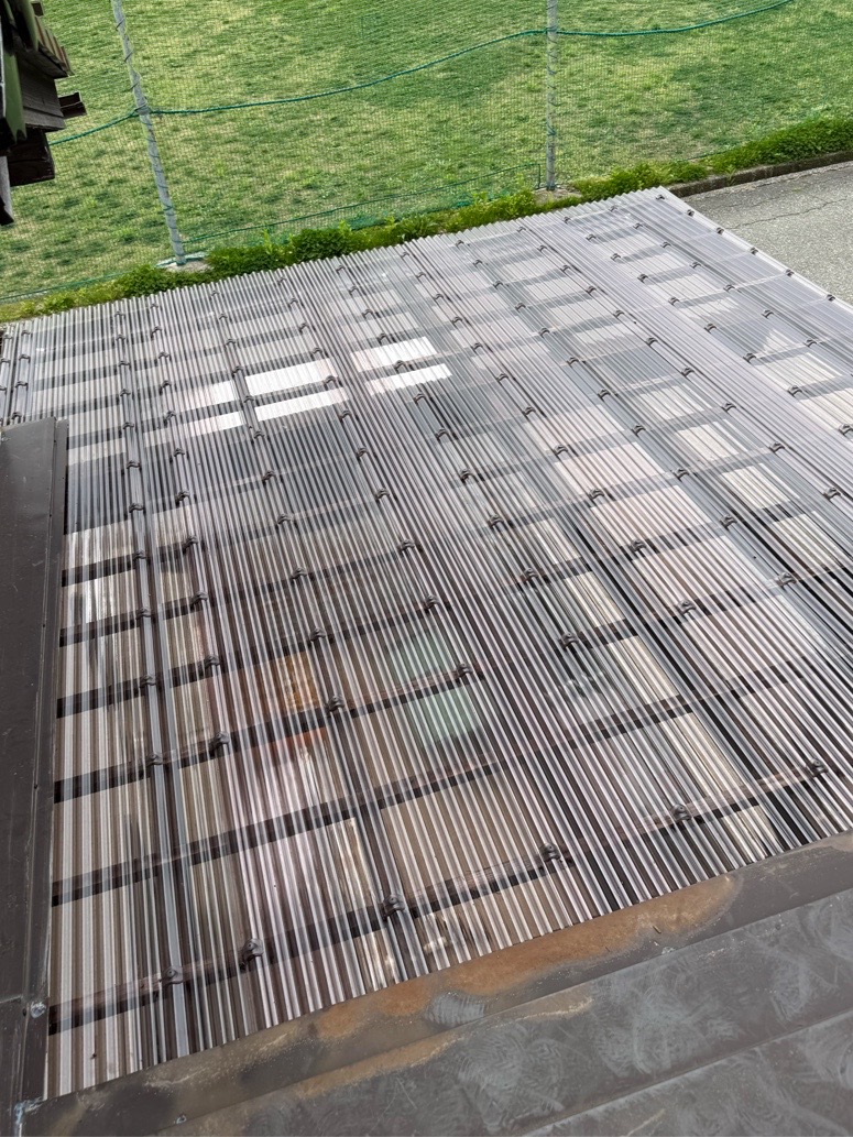 カーポート屋根　張替え　施工後