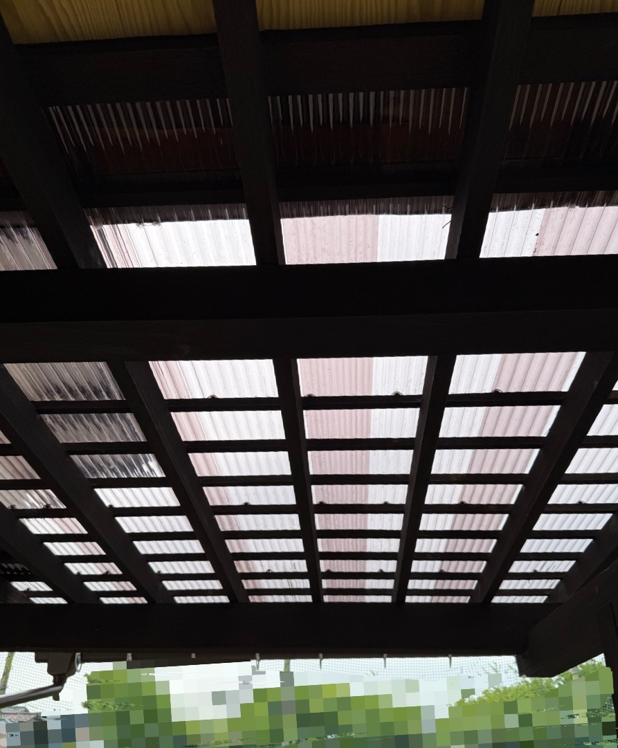 カーポート屋根　張替え　施工後