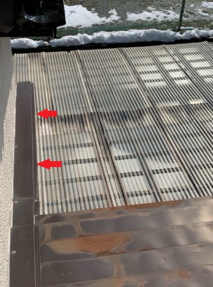 カーポート屋根　張替え　水切り　撤去