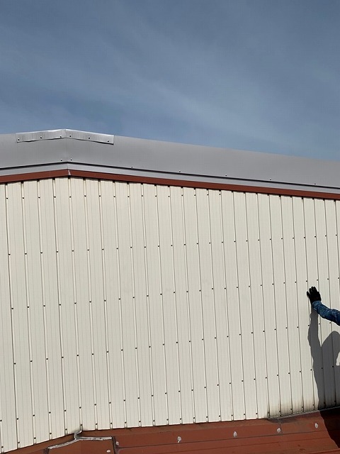 雨漏り　工場　施工前