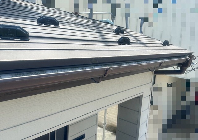 AT葺き　雪止め設置　施工後