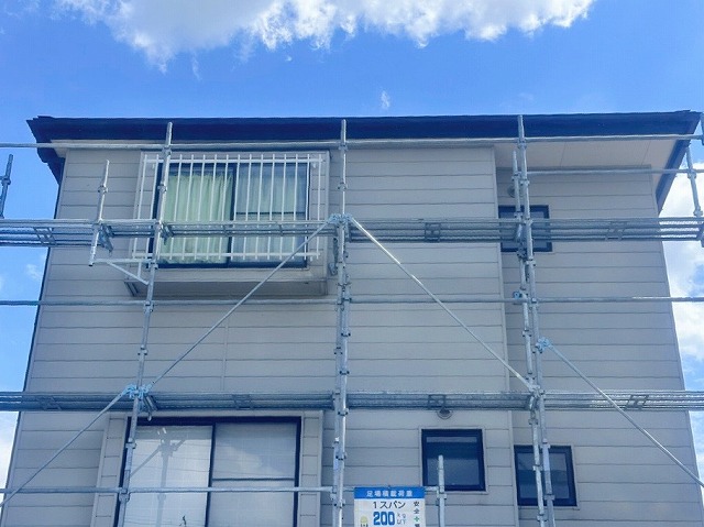 たわんだ軒樋　交換　施工後