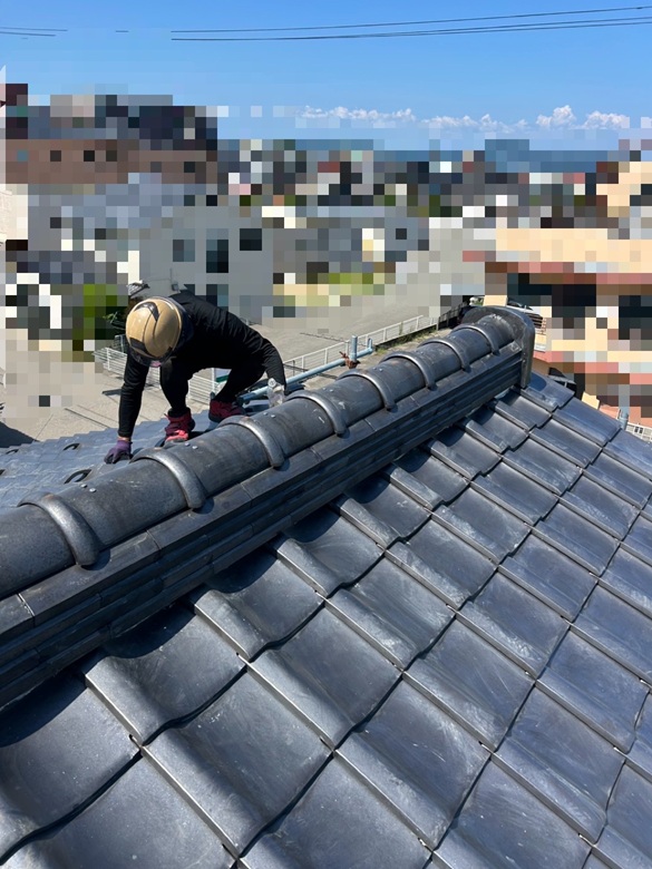 積み直し工事完了