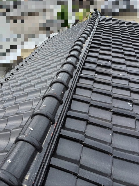 棟瓦　ズレ　地震