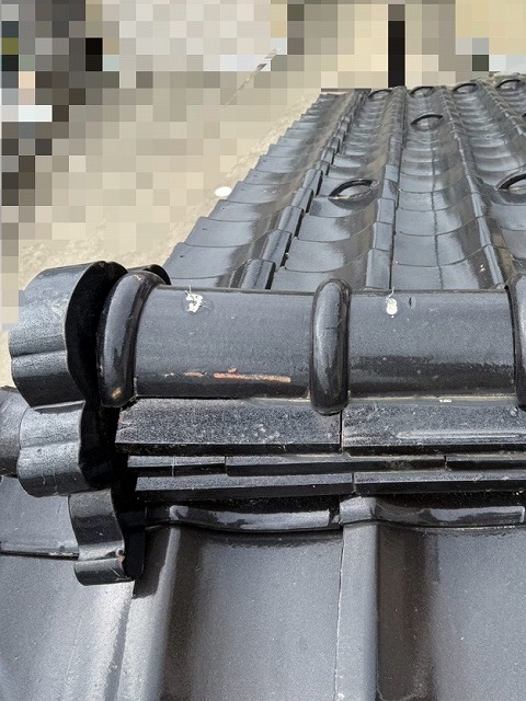 棟瓦　鬼瓦　ズレ　地震