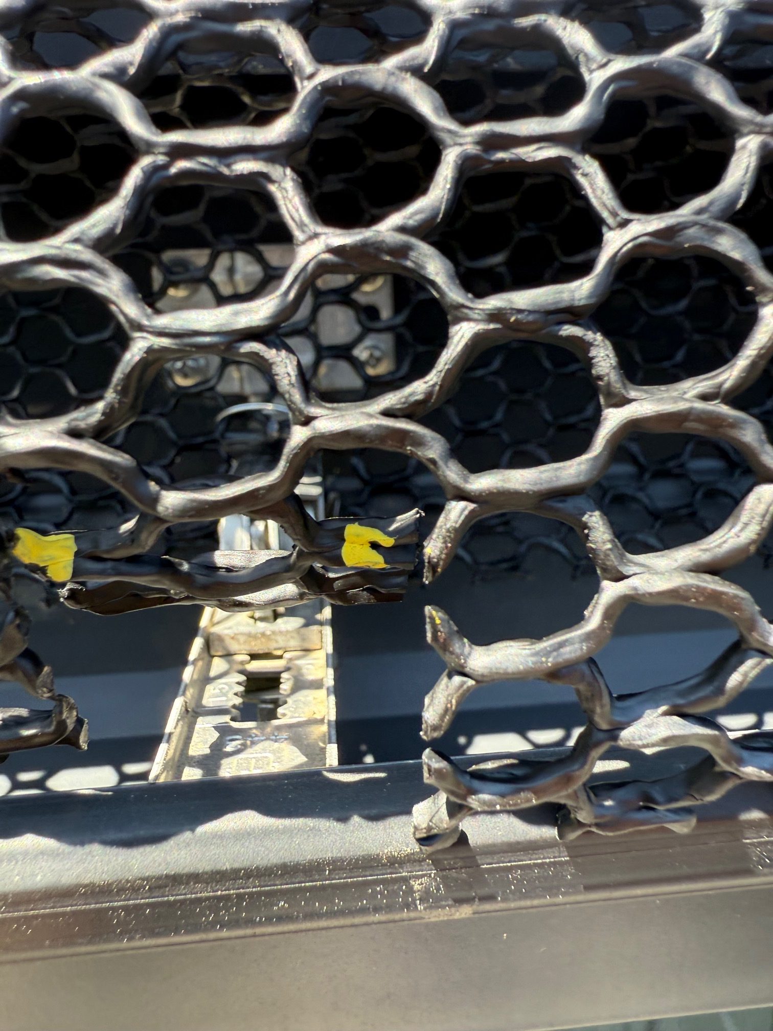 落ち葉除けネット　設置