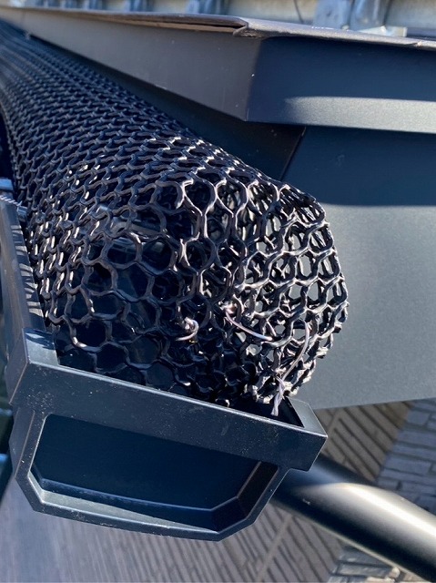 落ち葉除けネット　設置