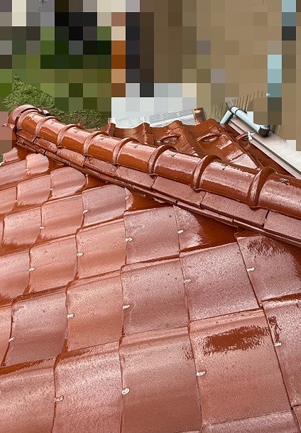 棟瓦　ズレ　施工前