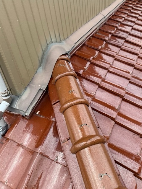 棟瓦　ズレ　施工前