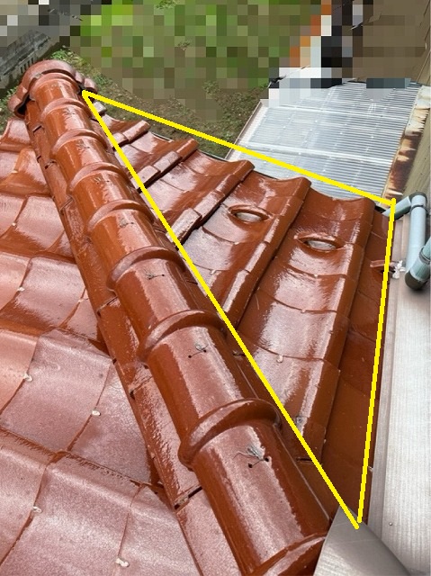 平瓦　ズレ　施工前