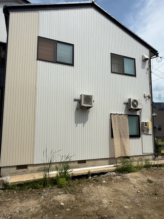 外壁カバー工事施工完了