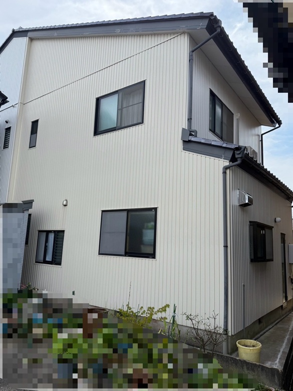 外壁カバー工事施工完了