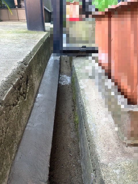 コンクリート　ひび割れ　補修後