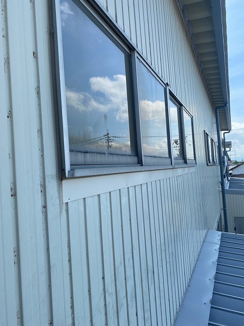 雨漏り　工場　施工後