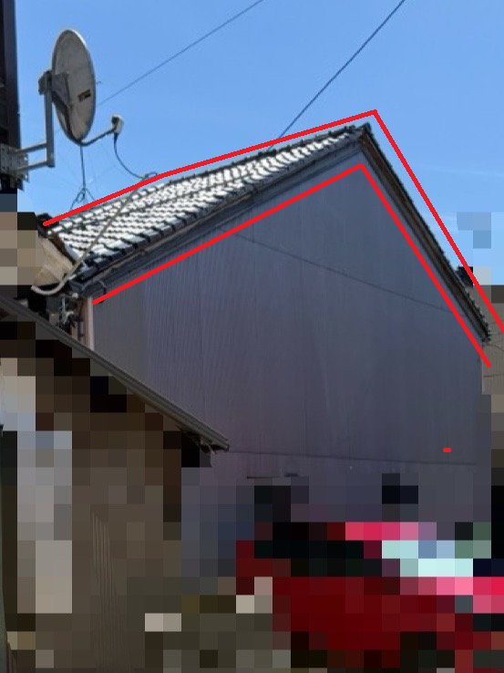 雨漏りしている屋根を確認します