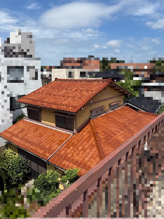 雨漏りしている瓦屋根葺き直しをご提案