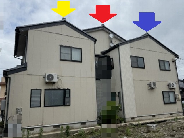 棟積み直し工事 3箇所 施工前