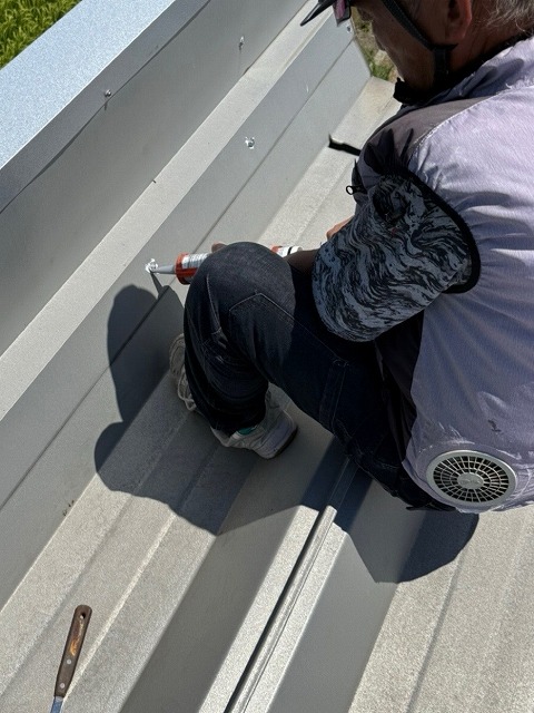 笠置交換　コーキング