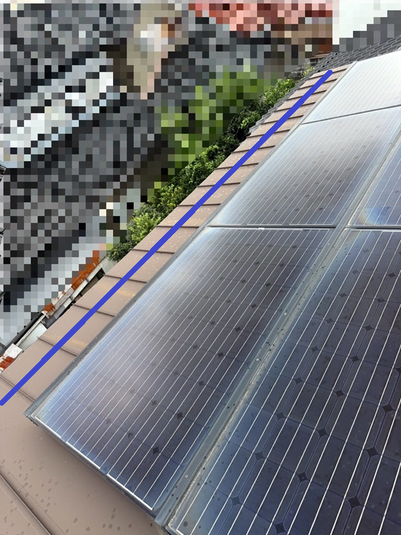 雪止めを設置します