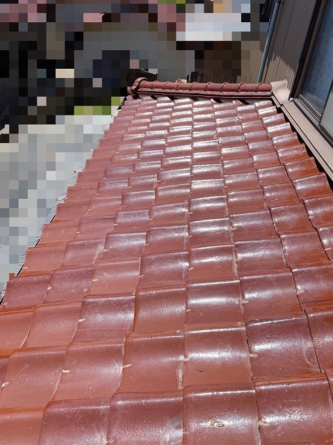 葺き直し工事　施工完了