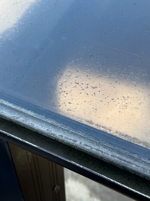 カーポート　屋根パネル　劣化