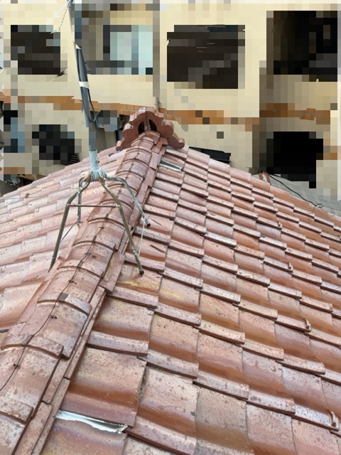 続いて屋根裏が濡れていた上の箇所です