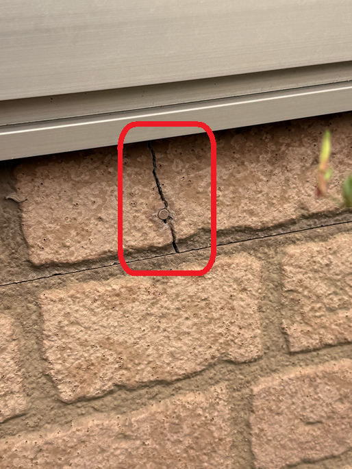 窯業サイディングの外壁に亀裂
