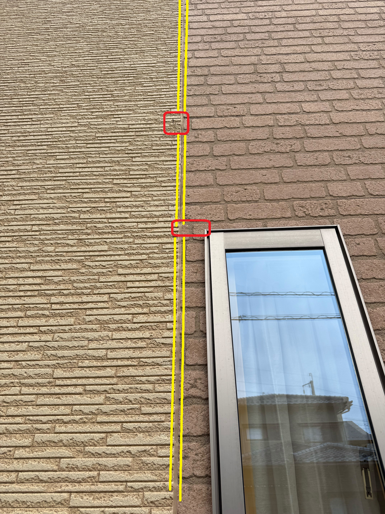 外壁亀裂、シーリング亀裂