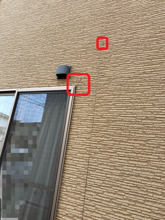 窯業サイディングの外壁に亀裂