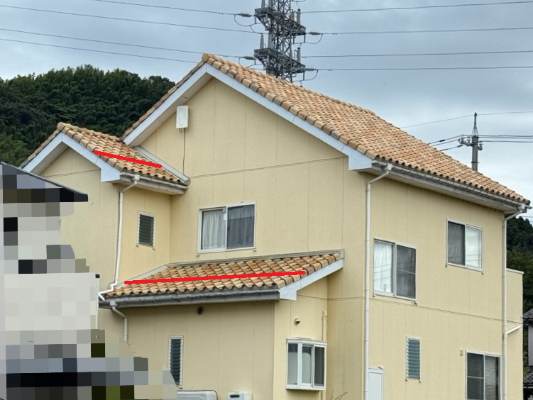 雪止め瓦に差し替え