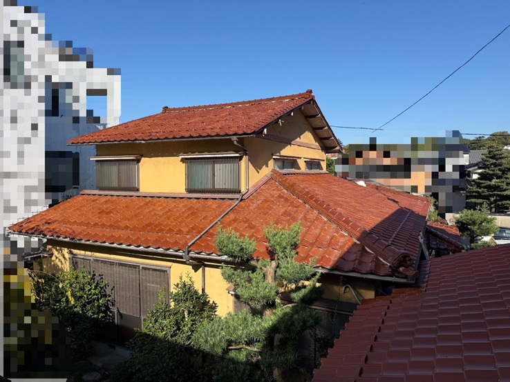 葺き直し工事　施工完了