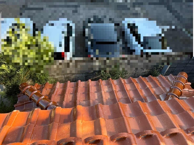 葺き直し工事　施工完了