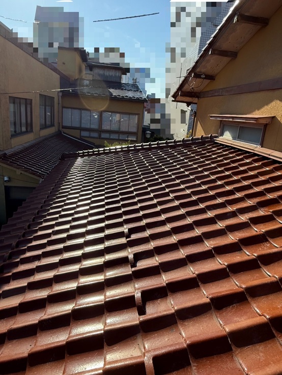 葺き直し工事　施工完了