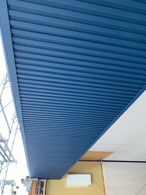 カバー工事　軒天　施工後